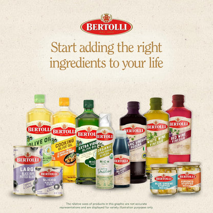 Bertolli Extra Virgin Olive Oil Rich Taste 32 fl oz – Cold-Pressed Pantry Staple for Clean-Eating Home Chefs