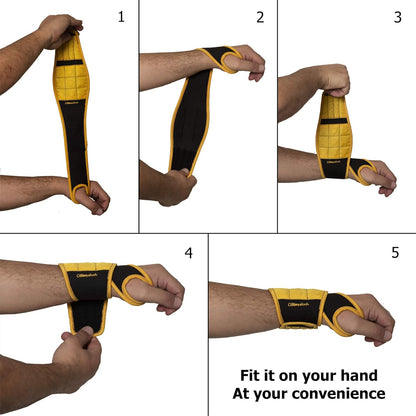 BINYATOOLS Magnetic Wristband – Wrist Support Tool Organizer for Faster Job Site Work and Assembly Line Efficiency