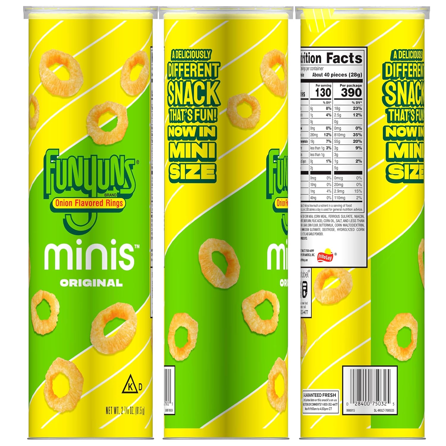 bite-sized chip format that preserves flavor while controlling portion