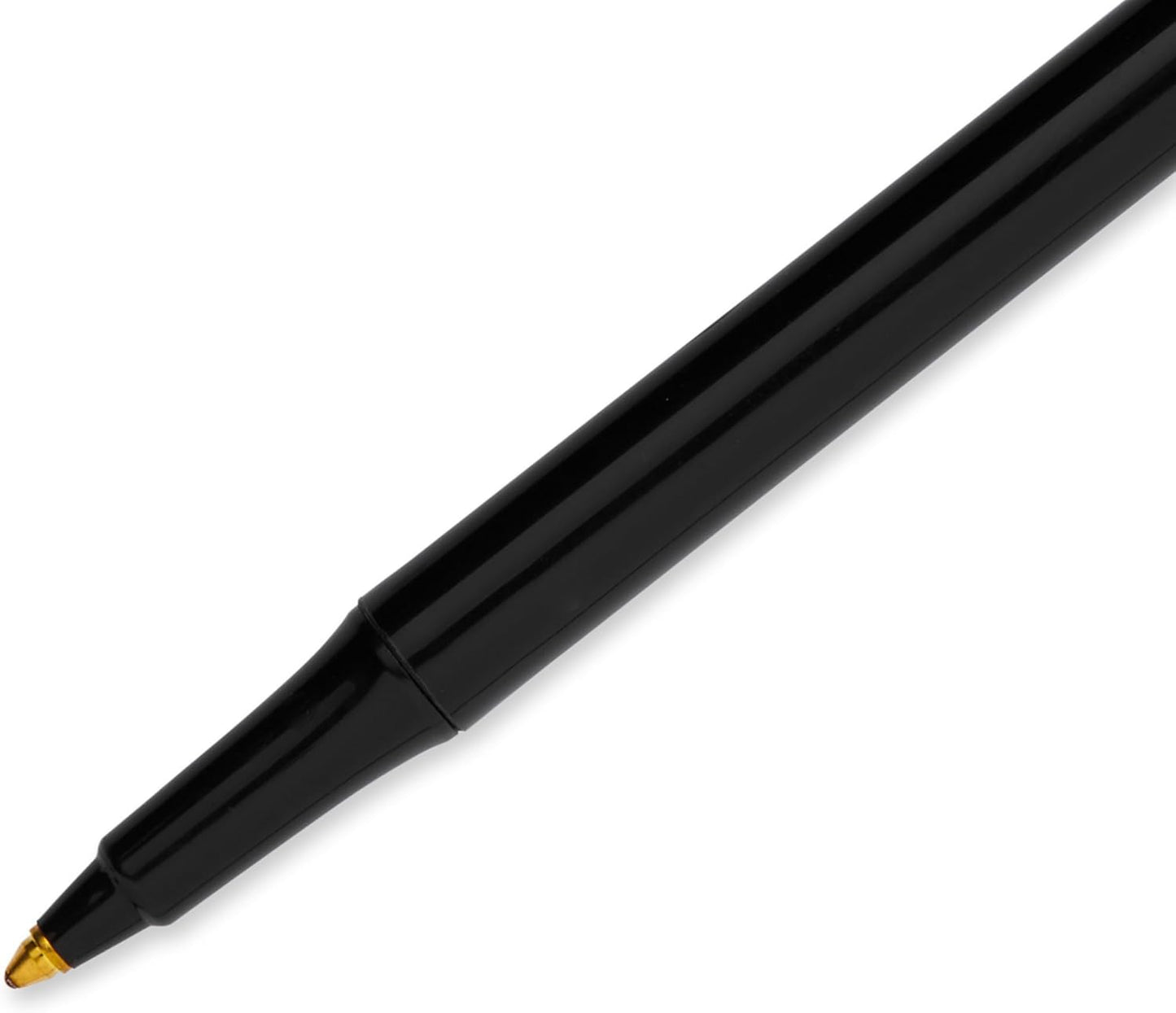 black ink on a plastic stick-style body in ambidextrous form factor