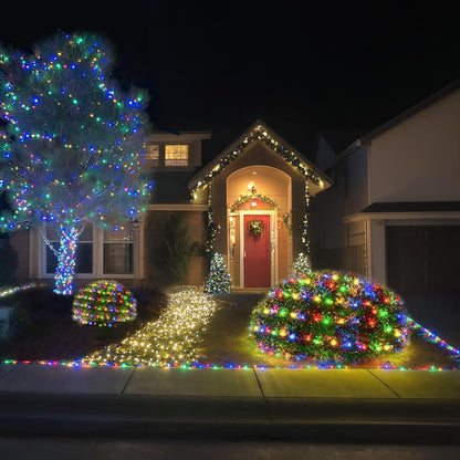 BlcTec Christmas Net Lights 200 LED – Thoughtful Holiday Gift for Parents and Homeowners Who Love Easy Yard Decorating