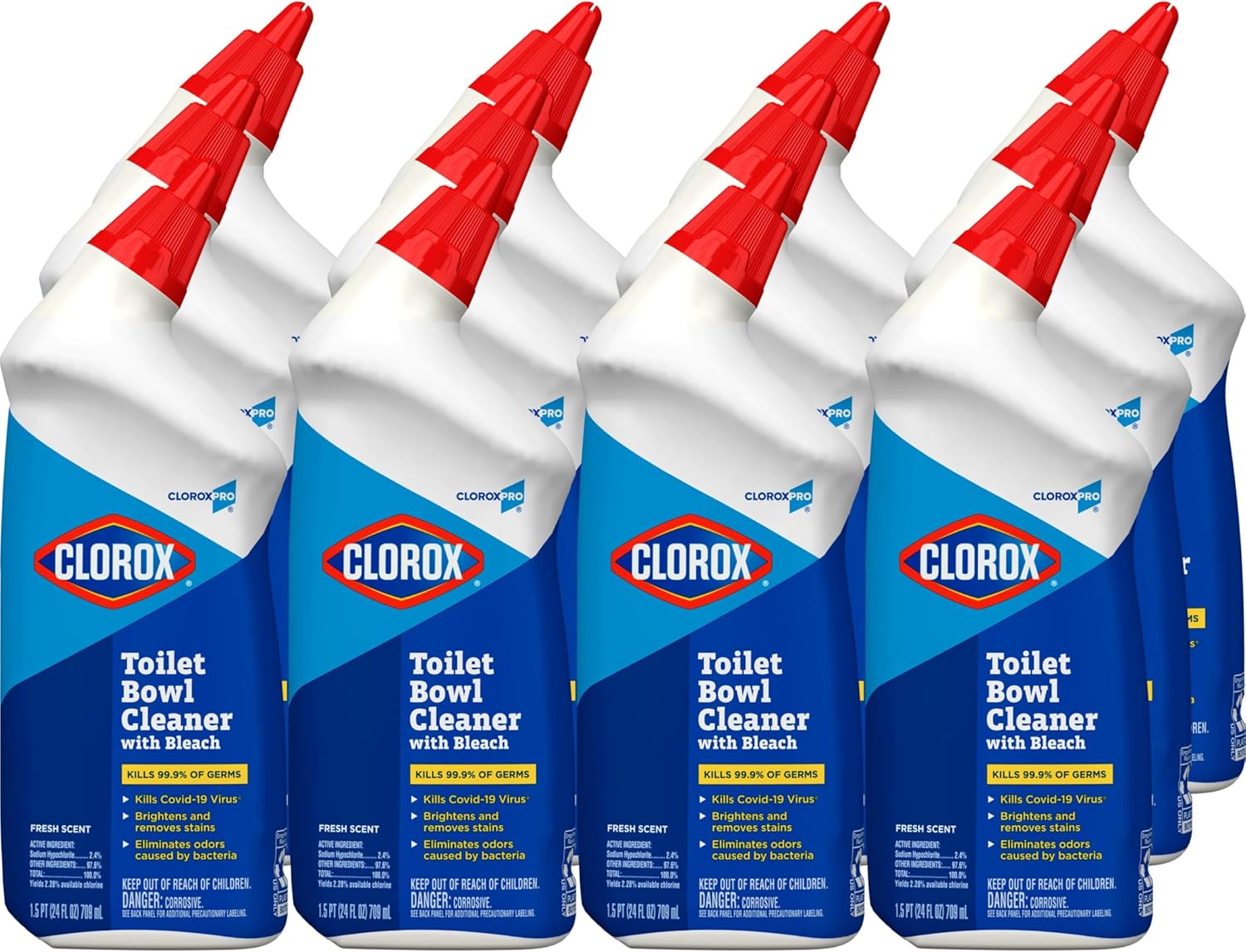 bleach-based gel formula that clings to porcelain for extended contact time