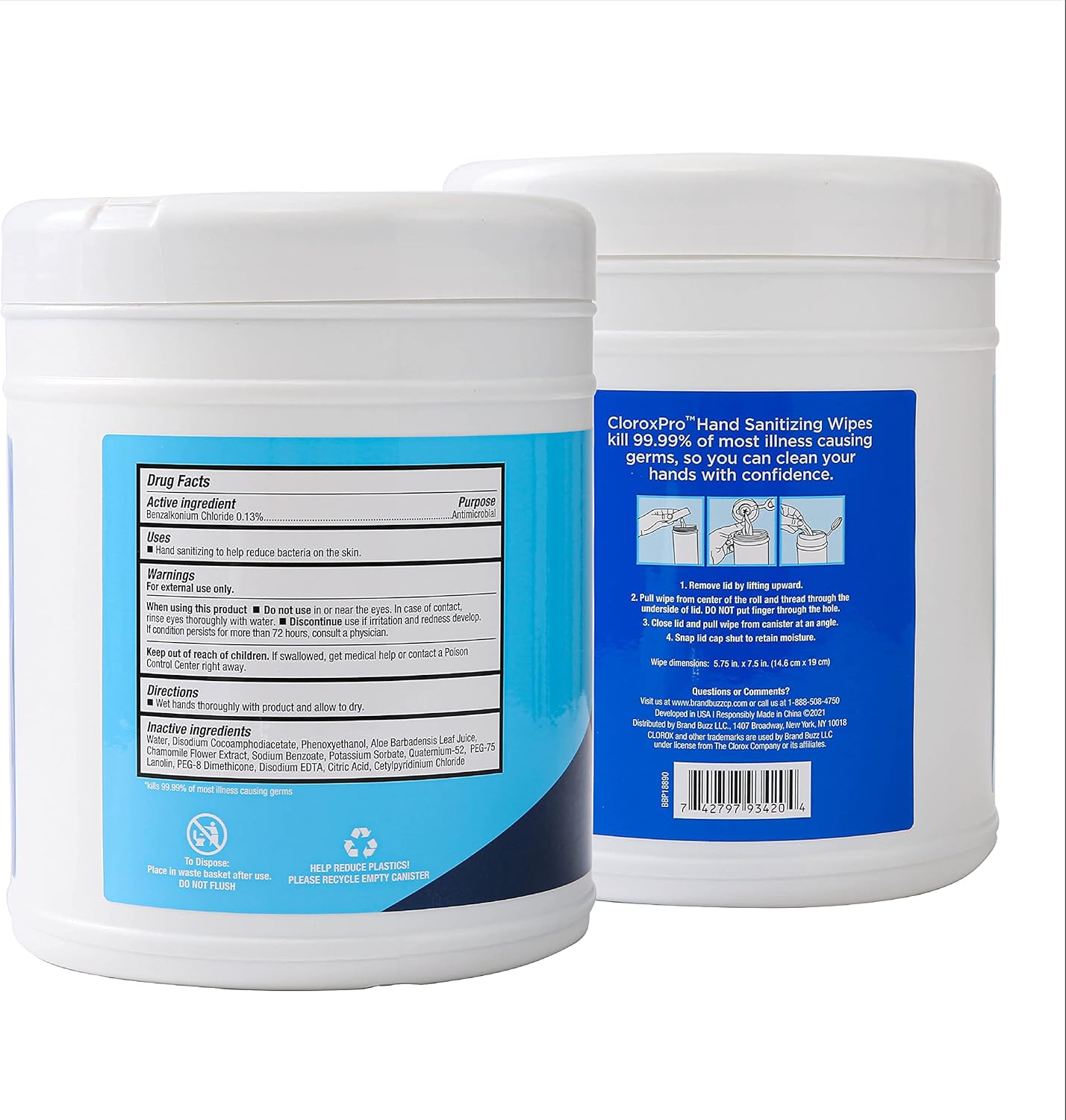 bleach-, chlorine-, and alcohol-free formula safe for food service and pediatric settings