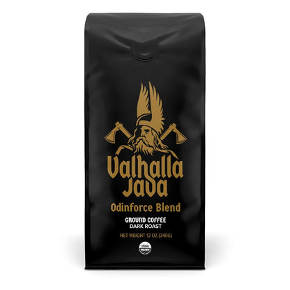 blend of naturally high-caffeine robusta and smooth arabica beans