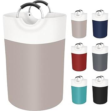 BlissTotes Study Room Storage Hamper to Clear Clutter Fast, Collapsible Laundry Basket for Focus