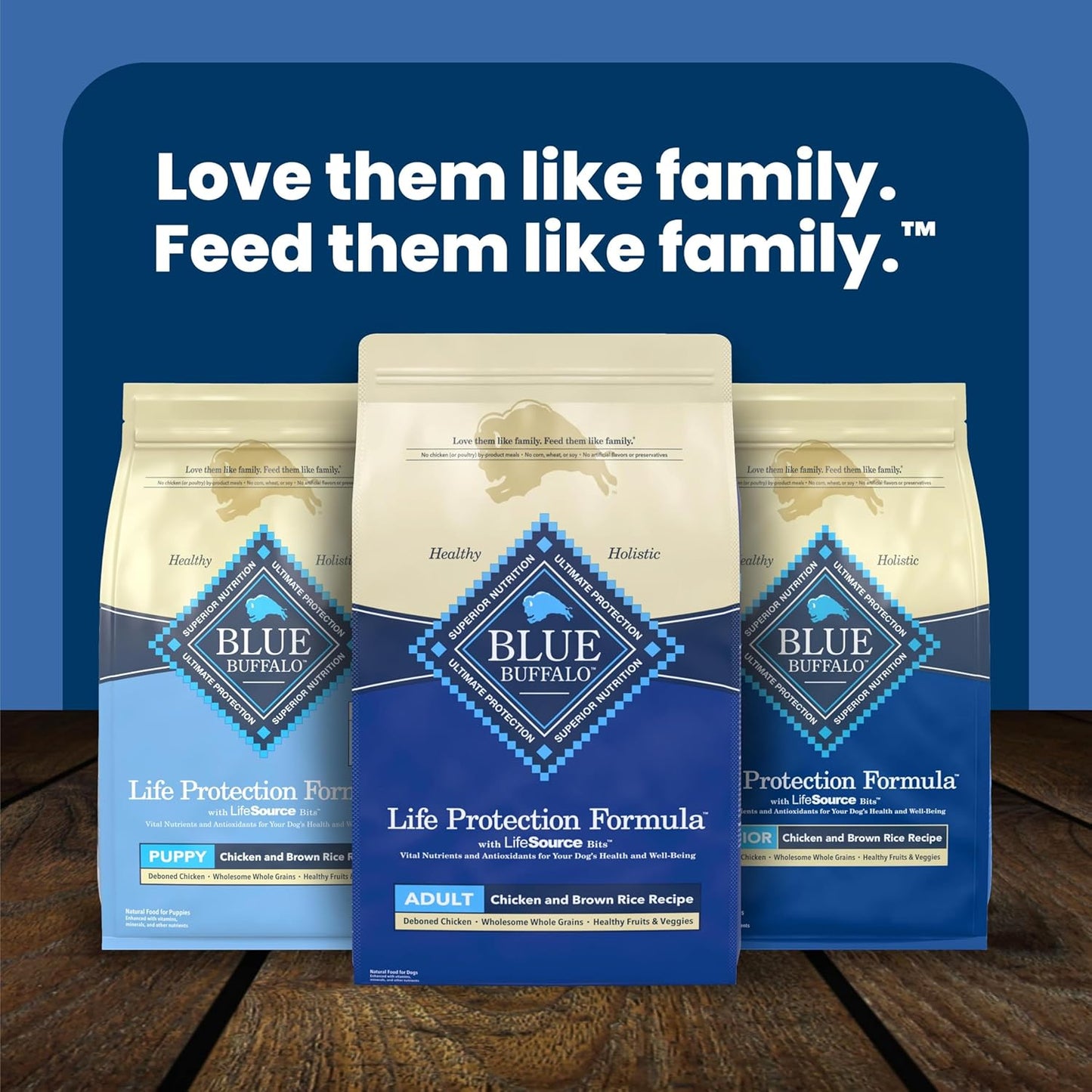 Blue Buffalo Life Protection Formula Adult Dog Food – Chicken & Brown Rice, Wellness-First Daily Nutrition for Lean Muscle and Immune Health, 5 lb