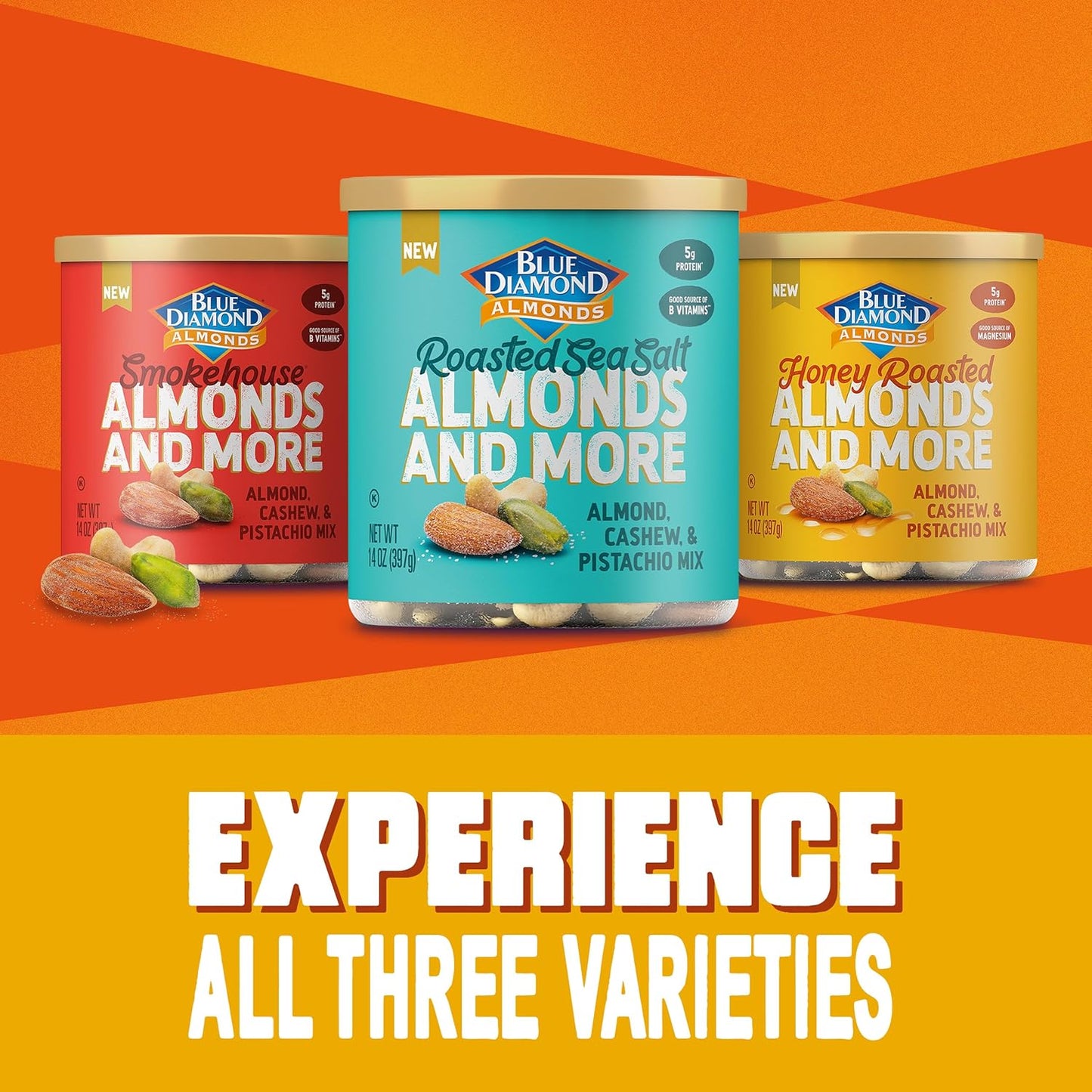 Blue Diamond Almonds Mixed Nuts Honey Roasted – Mindful Snack for Wellness Routines and Self-Care Pantry