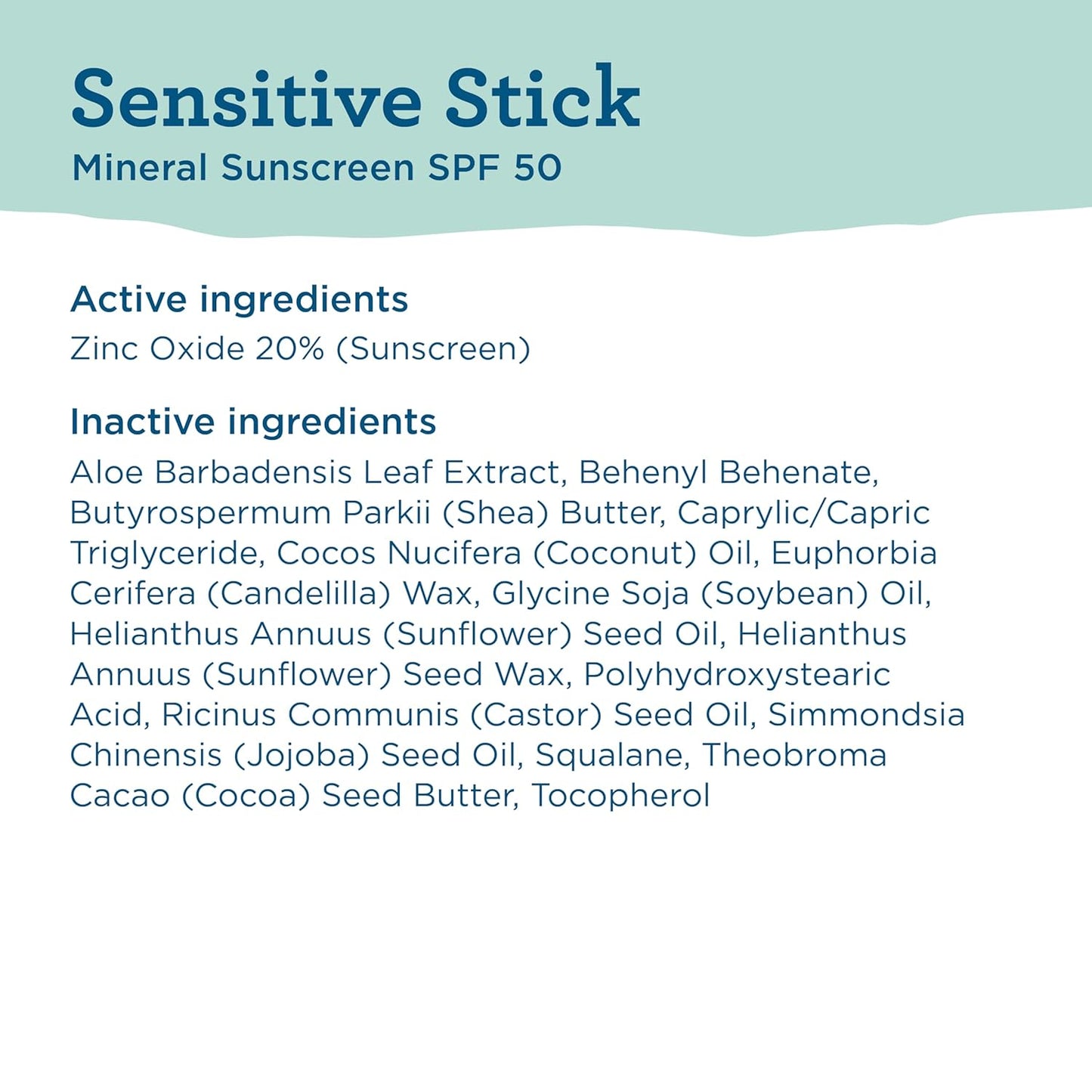 BLUE LIZARD Sensitive Mineral Sunscreen Stick – Kid-Friendly SPF 50+ for Playground, Camp, and Field Trips