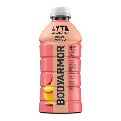 BODYARMOR LYTE Electrolyte Drink for Post-Workout Hydration and Daily Wellness Routine, 28 Fl Oz Bottles (15 Pack)