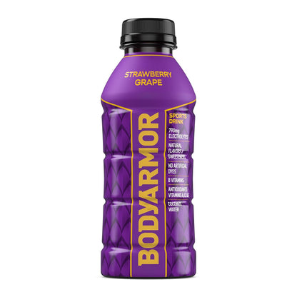 BODYARMOR Strawberry Grape Sports Drink 12 Pack – Thoughtful Fitness Gift for Active Friends and Health-Conscious Family
