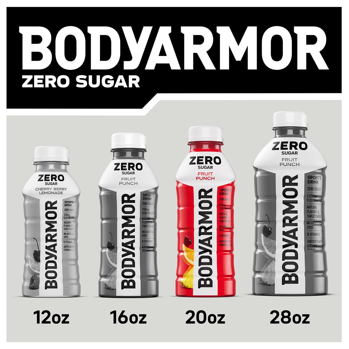 BODYARMOR ZERO Sugar Lemon Lime – Calming Sugar-Free Hydration for Mindful Daily Wellness Routines