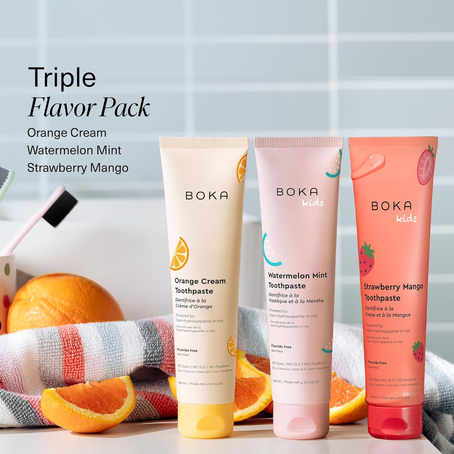 Boka Fluoride-Free Toothpaste – Worry-Free Kids' Oral Care, Clean-Label Safety Formula