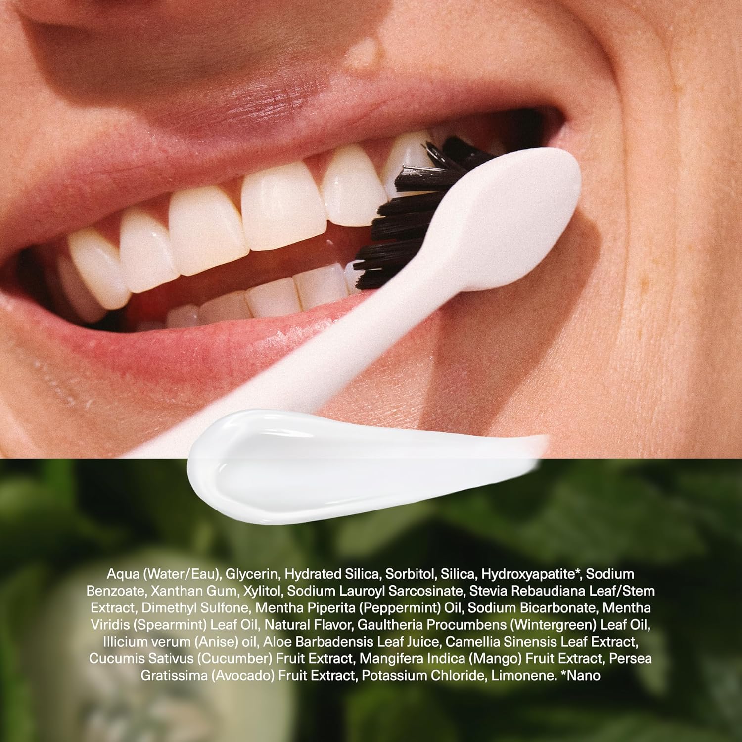 Boka Nano Hydroxyapatite Toothpaste – Gentle Fluoride-Free Formula for Children and the Whole Family, Cucumber Mint