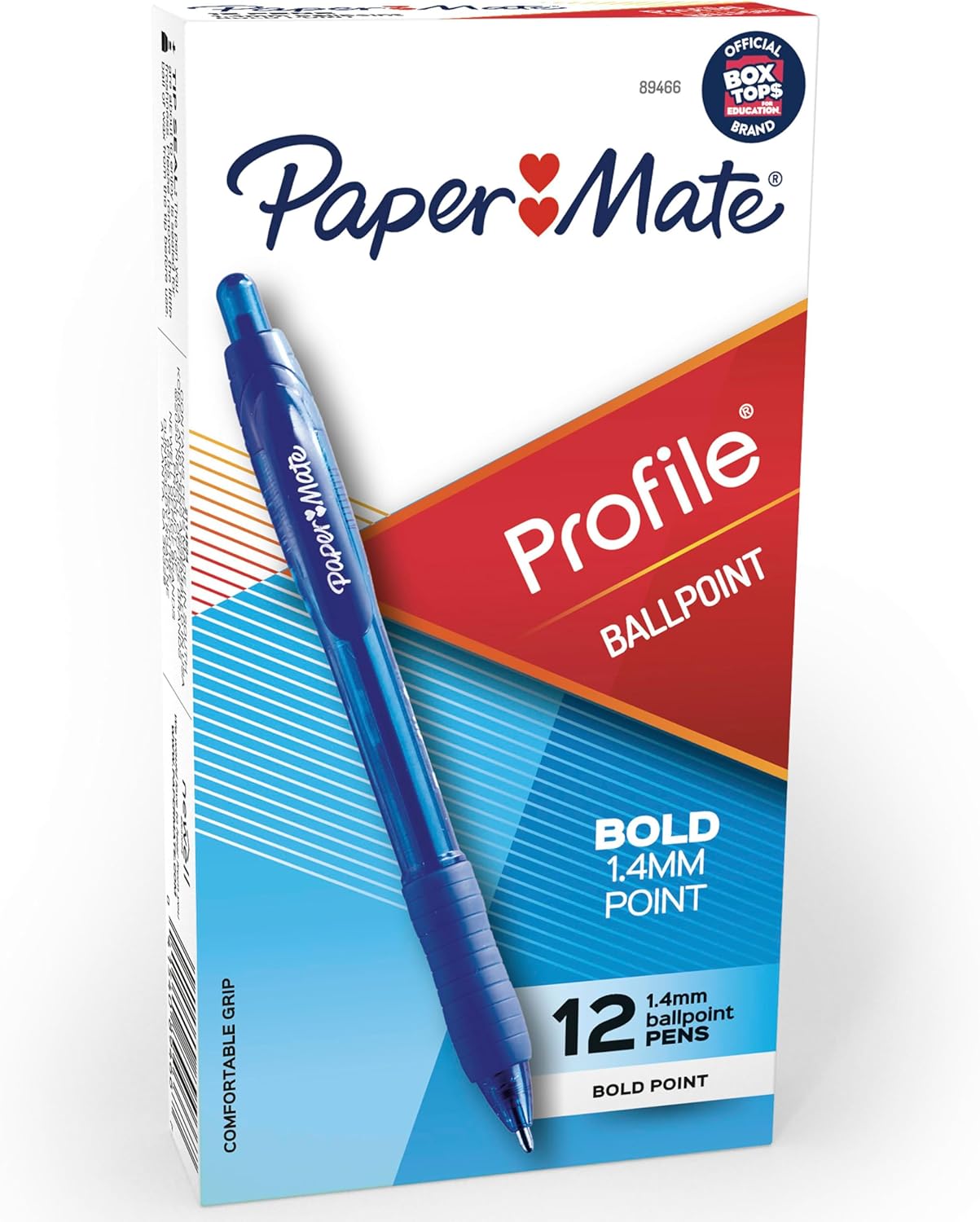 bold 1.4mm ballpoint point for thick, readable lines