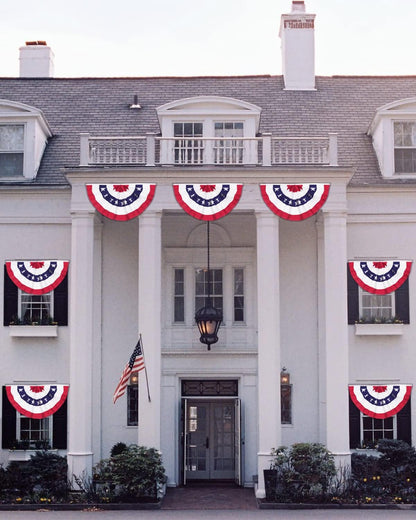 bold red, white, and blue american flag design with vivid stars and stripes
