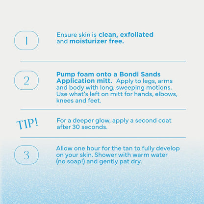 Bondi Sands Express Self-Tanning Foam – Fragrance-Free Skincare Ritual for Your Evening Glow