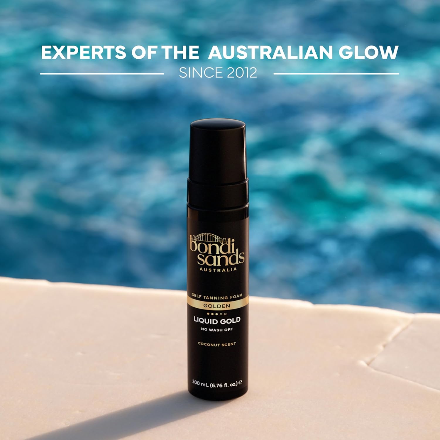 Bondi Sands Liquid Gold Self Tanning Foam | Nightly Glow Ritual with Argan Oil & Coconut Calm
