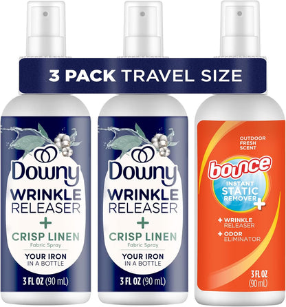 bounce fabric spray included for odor elimination and fresh scent