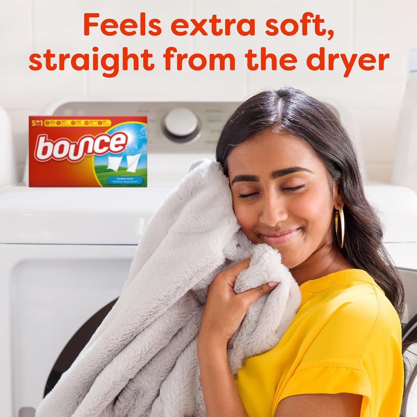 Bounce Outdoor Fresh Dryer Sheets 330ct for Busy Home Office Laundry Routines, Static-Free Work Apparel
