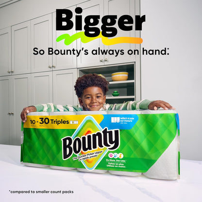 Bounty Full Sheet Paper Towels – Family Pack for Kids Mealtime Spills and Arts & Crafts Cleanup