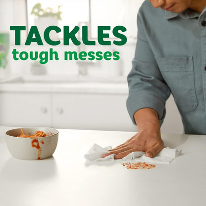 Bounty Unscented Paper Towels for Mindful Home Cleaning, White Quick-Size Sheets for Calm Routines and Self-Care Spaces