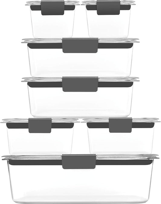 bpa-free tritan plastic with crystal-clear bases and lids