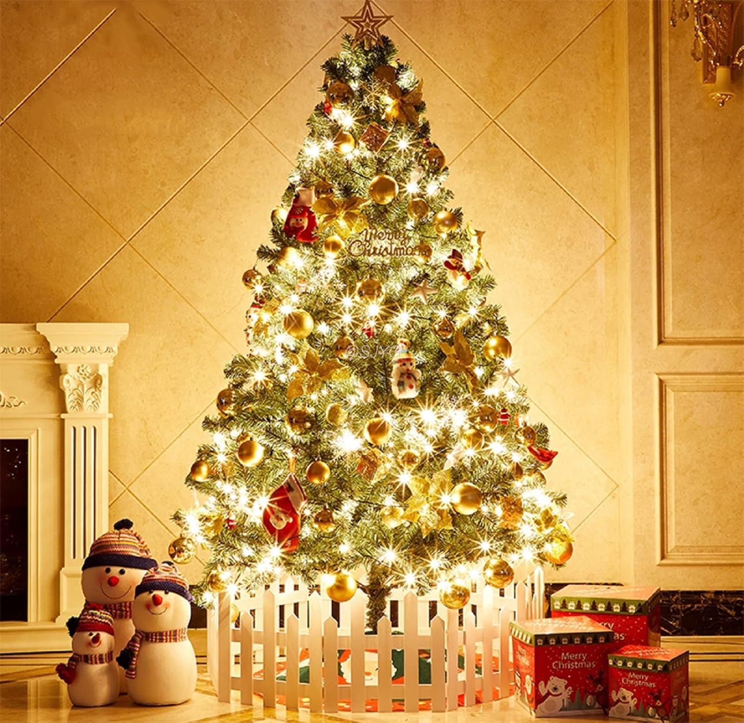 [Brand] 18ft LED String Lights Battery Powered – Safe Kids Bedroom Nightlight with Timer, Warm White