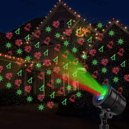 [Brand] Christmas Laser Lights – Weatherproof Landscape Spotlight for Backyard & Campsite
