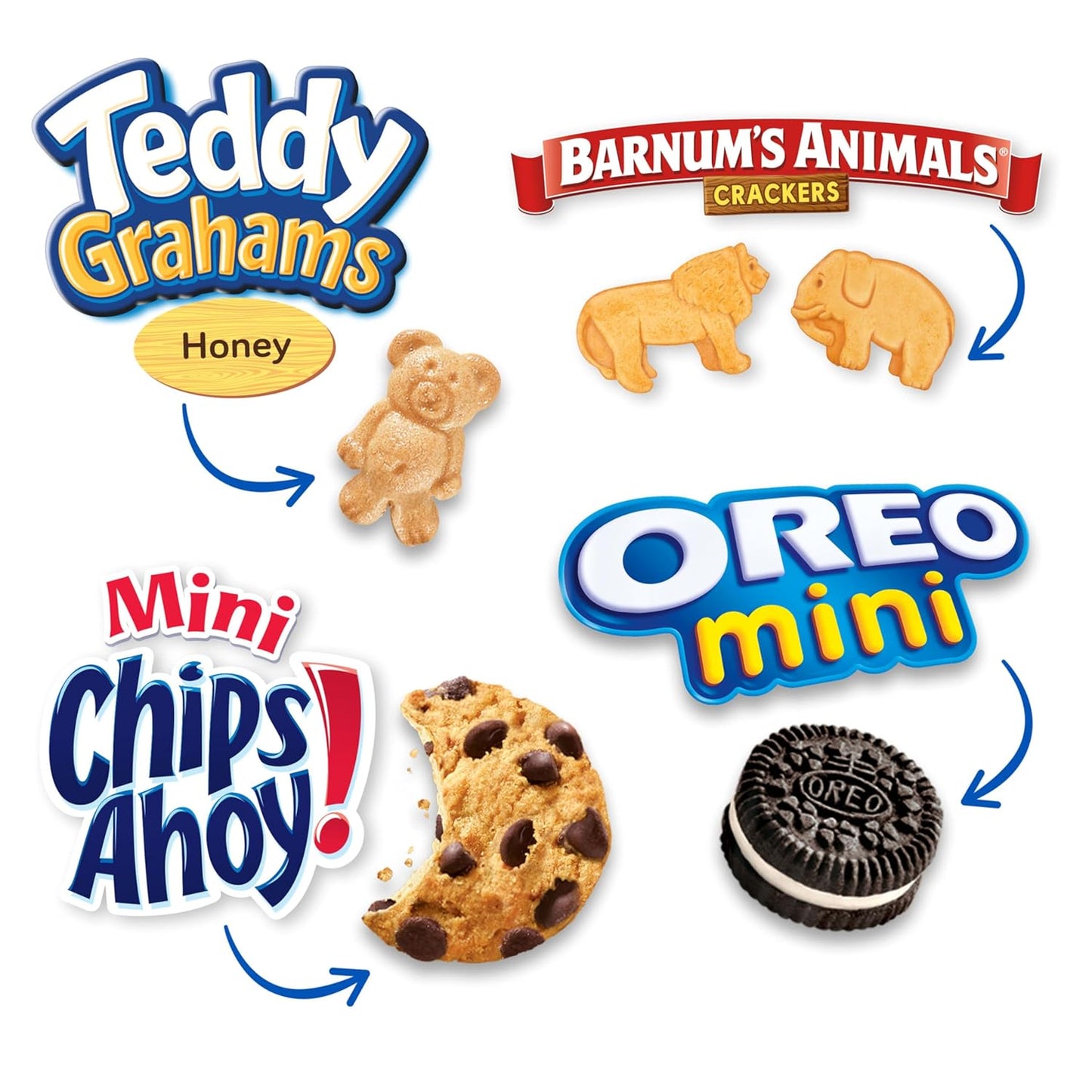 brand-licensed assortment (nabisco portfolio) for trusted, familiar taste