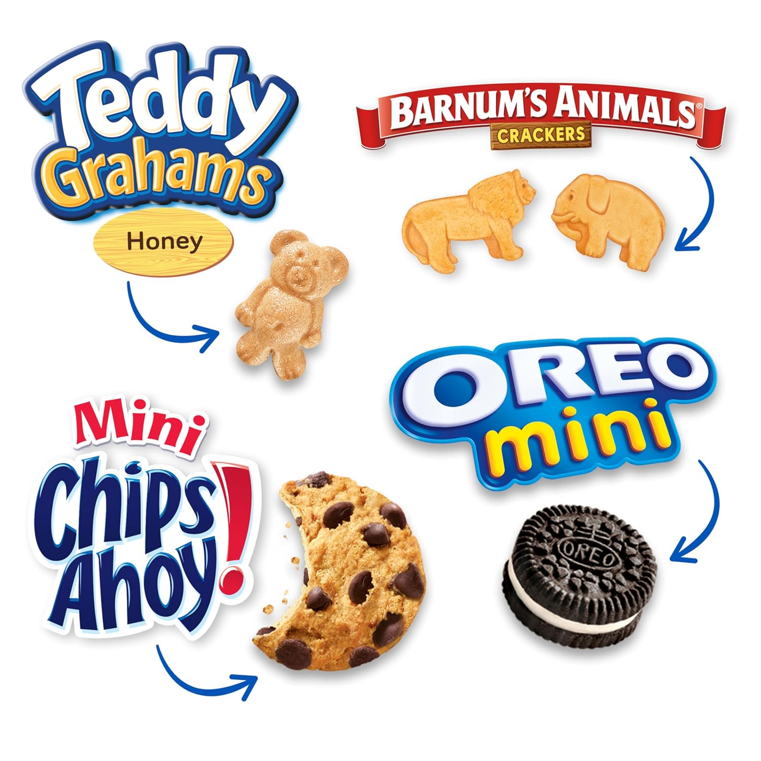 brand-licensed assortment (nabisco portfolio) for trusted, familiar taste