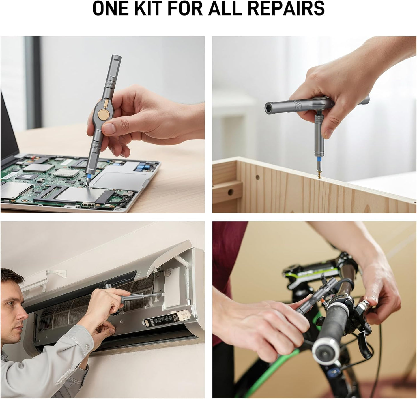 [Brand] Magnetic Screwdriver Kit with Case – Workstation Essential for Electronics Technicians and IT Pros