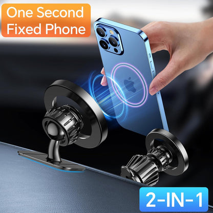 [Brand] MagSafe Car Mount - Hands-Free GPS Navigation Phone Holder for Daily Commuters, 360° Swivel Portrait Landscape