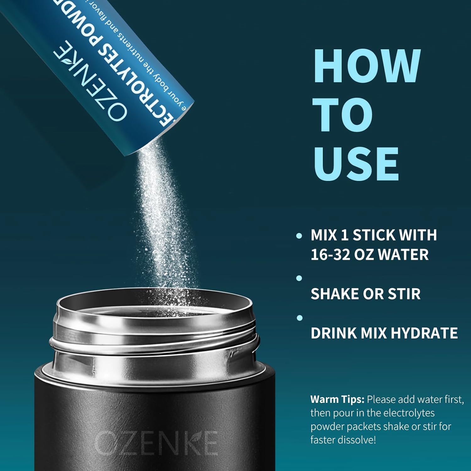 [Brand Name] Electrolyte Powder Sticks – Daily Morning Hydration Ritual for Keto and Fasting Wellness Routines