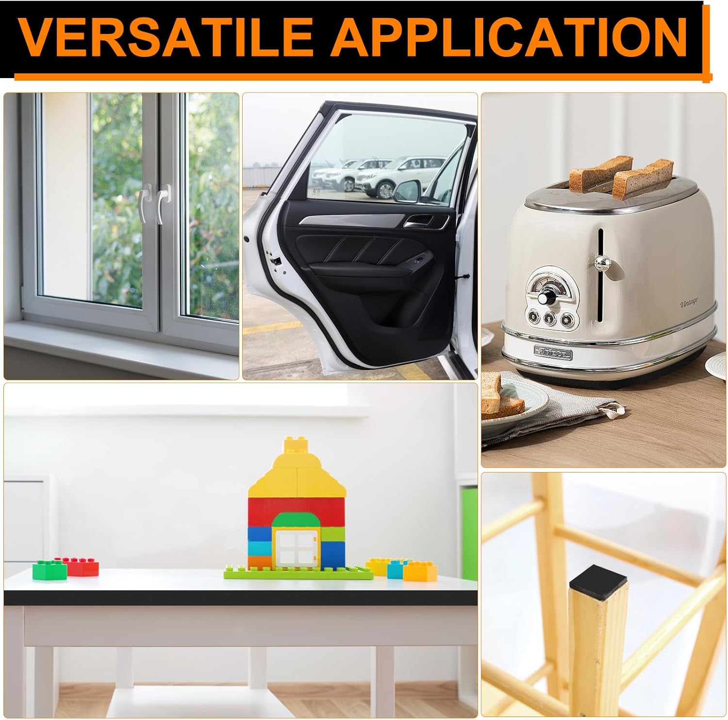 [Brand Name] Foam Weatherstripping Tape – Window Frame Insulation for a Calmer, Restful Home Environment