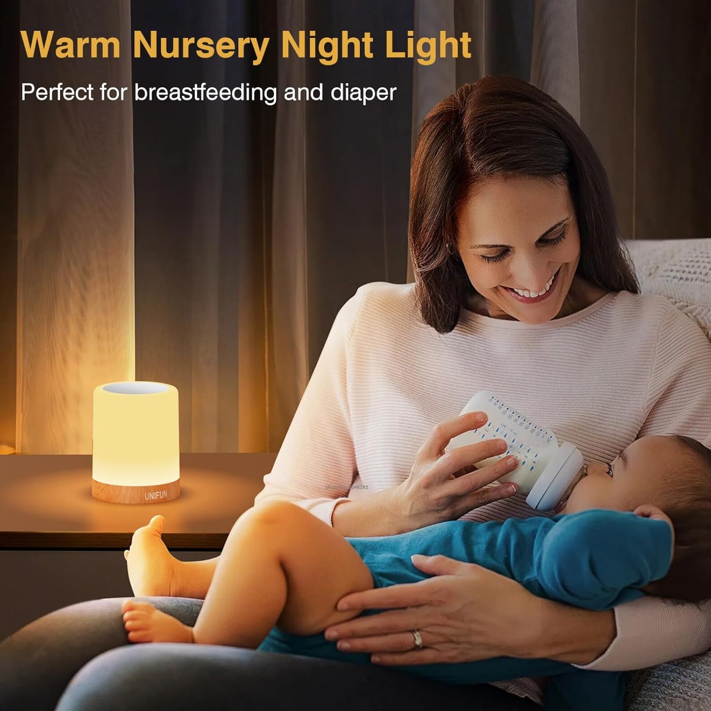 [Brand Name] Relaxation Touch Lamp for Bath Time and Wind-Down Routine, Waterproof Cordless Light with Warm White and Candle Flicker