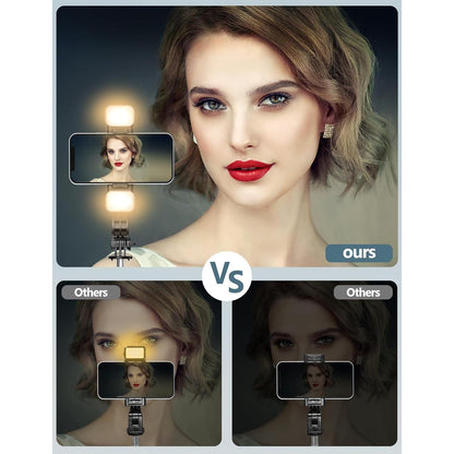 [Brand] Slim Stainless Steel Phone Tripod Collapsing to 8.3 Inches – One Tool Replaces Three Bulky Items