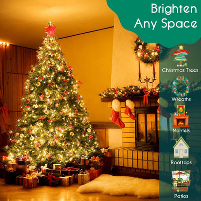 Brightever Battery Fairy Lights 18ft – Ambient Living Room Accent for Shelves and Mantels