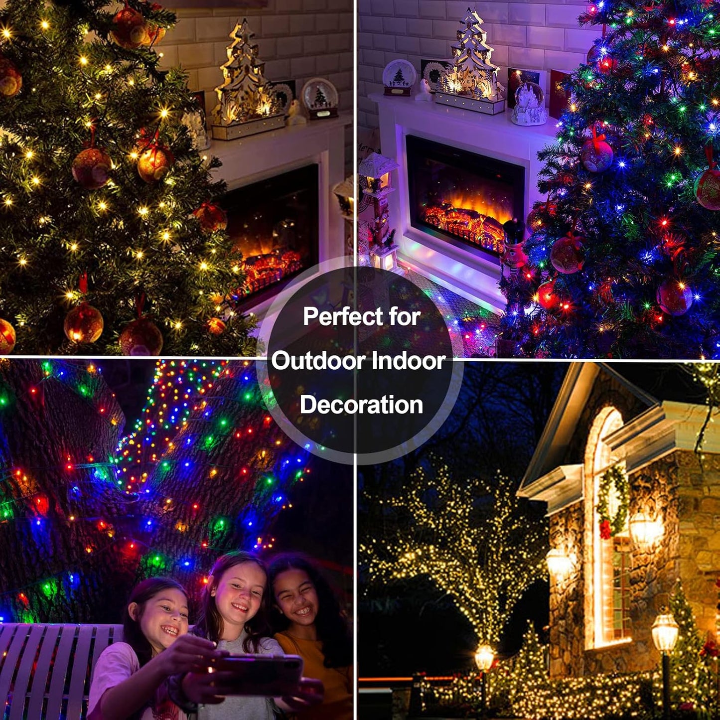 Brightever Dual Color Battery Fairy Lights 33Ft with Remote Thoughtful Birthday Gift for Her, Mom & Housewarming Present