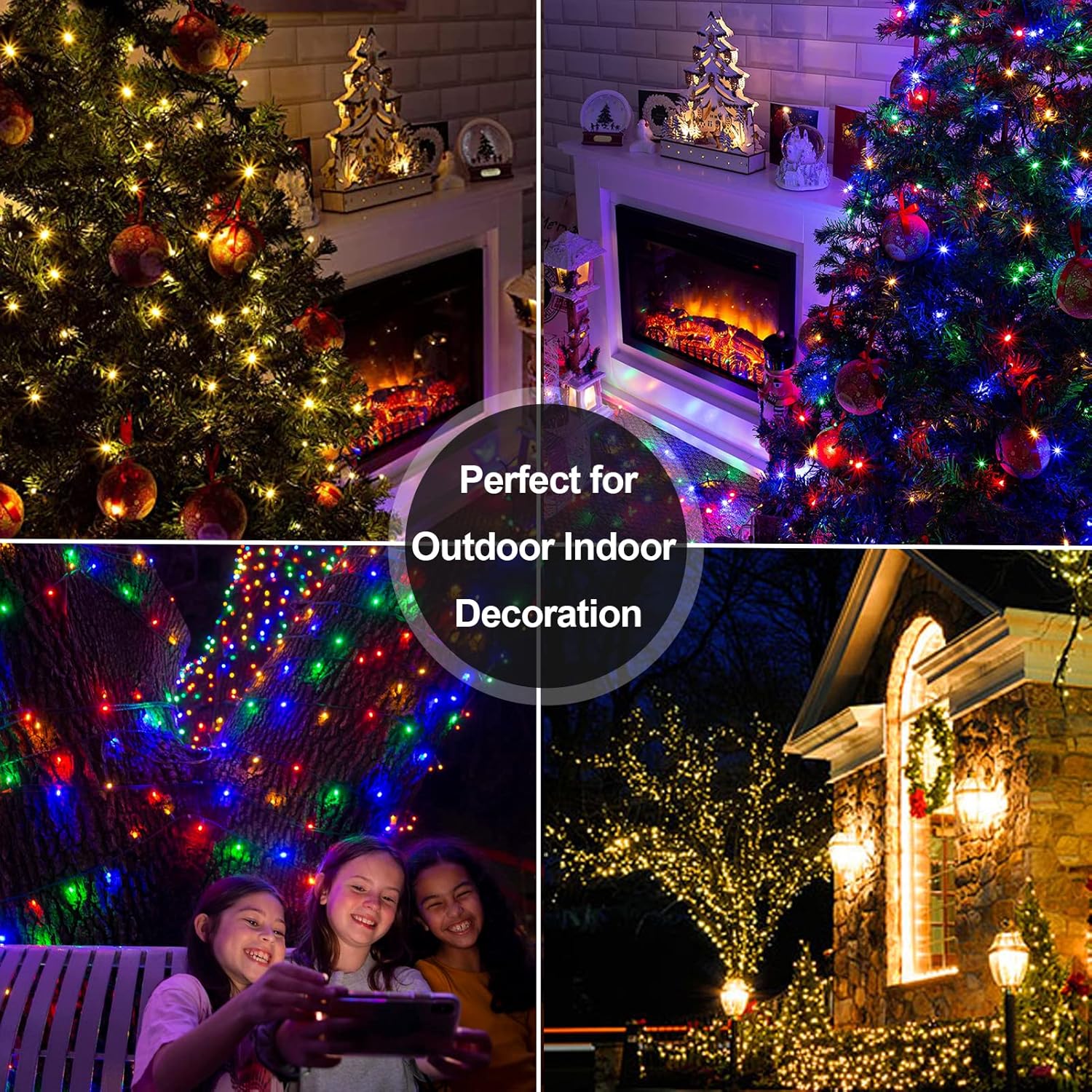 Brightever Dual Color Battery Fairy Lights 33Ft with Remote Thoughtful Birthday Gift for Her, Mom & Housewarming Present