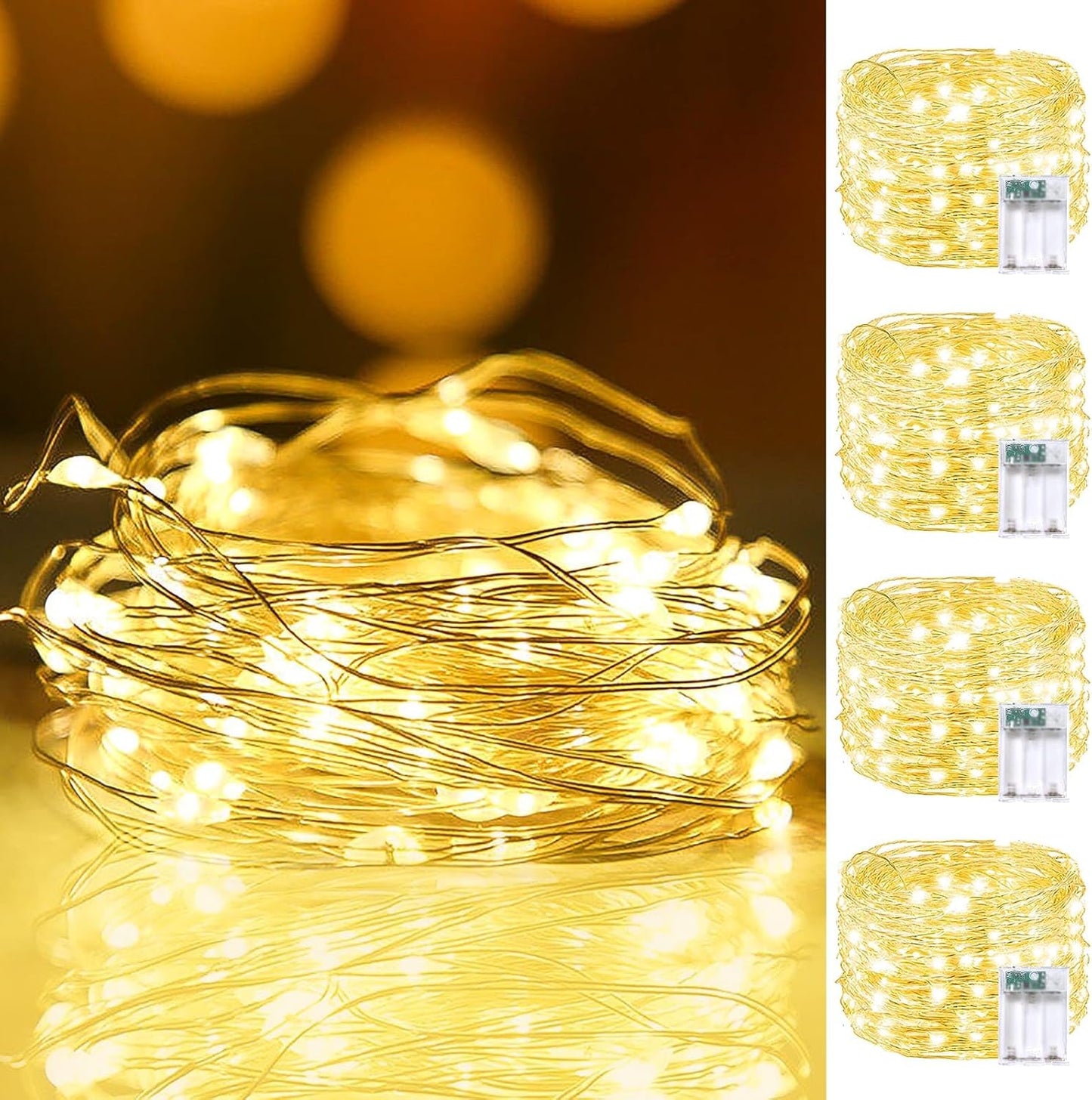 Brightown 240LED Battery Fairy Lights – Thoughtful Birthday Gift for Her with Remote Timer & 8 Modes