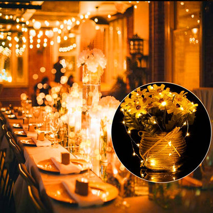 Brightown Cool Touch Fairy Lights – Flameless LED String Lights Safe Around Kids Pets and Bedding