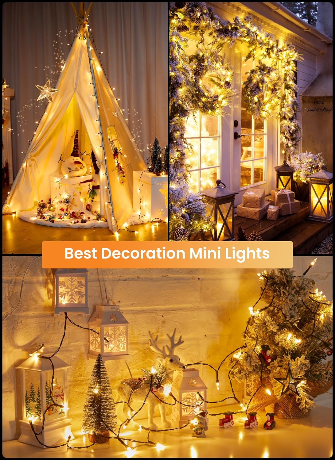 Brightown LED String Lights – Child Safe Nursery Decor, Cool to Touch 39 ft Mini Lights for Kids Bedroom