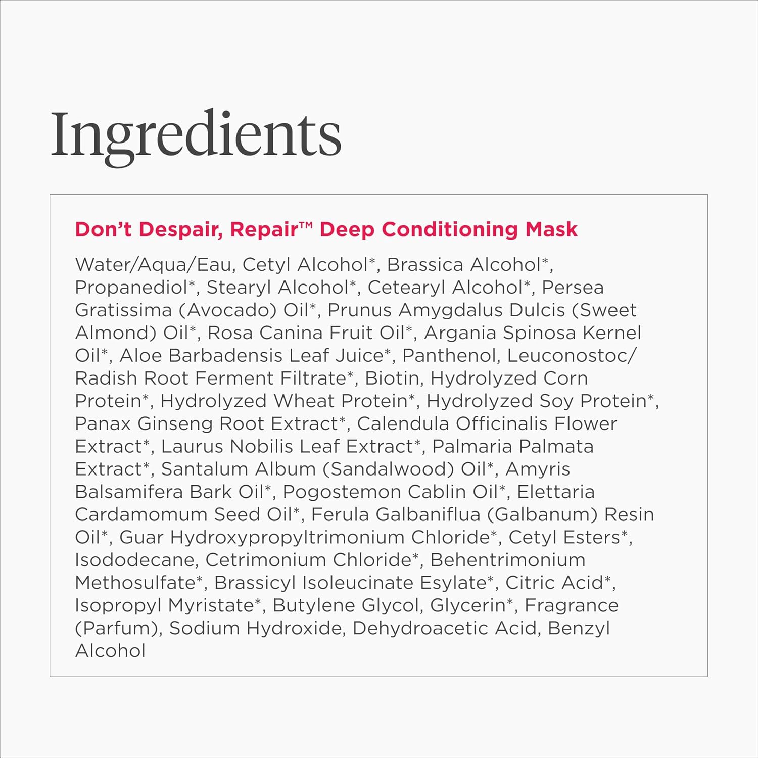 Briogeo Don't Despair, Repair! Deep Conditioning Mask – Premium Bond Repair Treatment for Salon-Quality Hair at Home