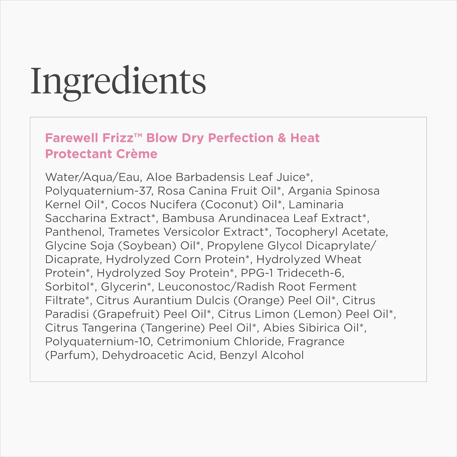 Briogeo Farewell Frizz Blow Dry Perfection Crème – Premium Vanity Counter Essential, Heat Protectant for Sleek Blowouts