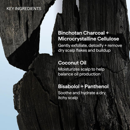 Briogeo Scalp Revival Charcoal + Coconut Oil Micro-Exfoliating Shampoo | Sunday Reset Scalp Detox Ritual for Mindful Self-Care