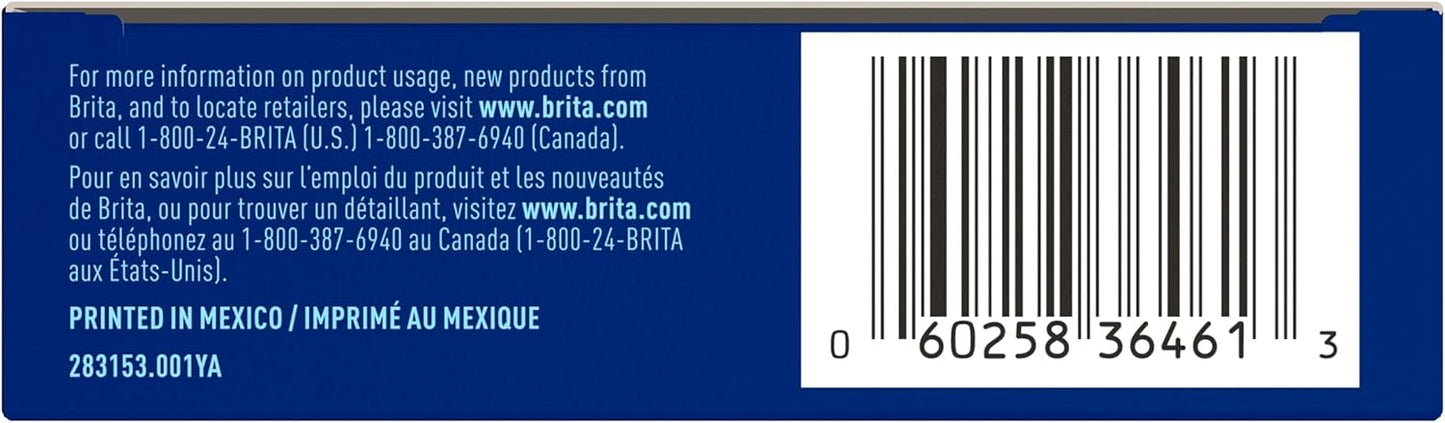 Brita Water Bottle Replacement Filters – Daily Hydration for Yoga and Gym Sessions, 3 BPA-Free Refill Cartridges