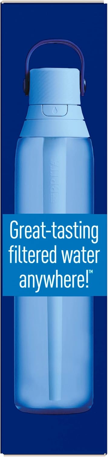 Brita Water Bottle Replacement Filters – Daily Hydration for Yoga and Gym Sessions, 3 BPA-Free Refill Cartridges