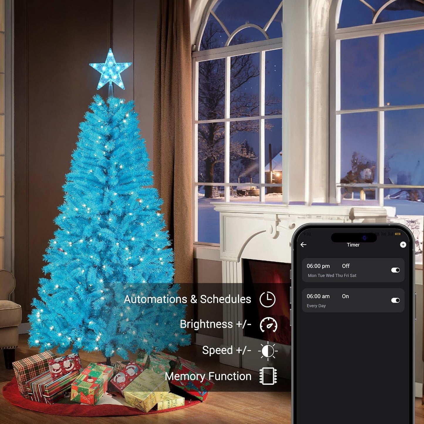 Brizled 7.5 Inch LED Star – Single Clean-Lined Piece That Replaces Multiple Seasonal Decor Items