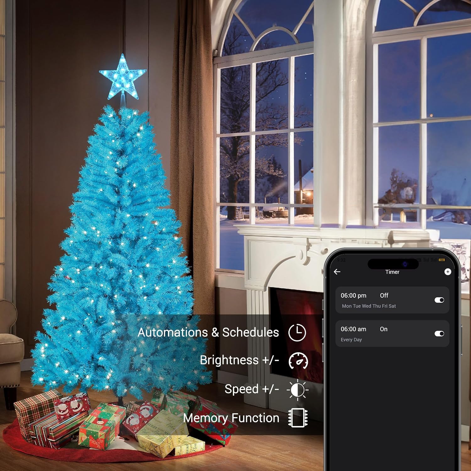 Brizled 7.5 Inch LED Star – Single Clean-Lined Piece That Replaces Multiple Seasonal Decor Items