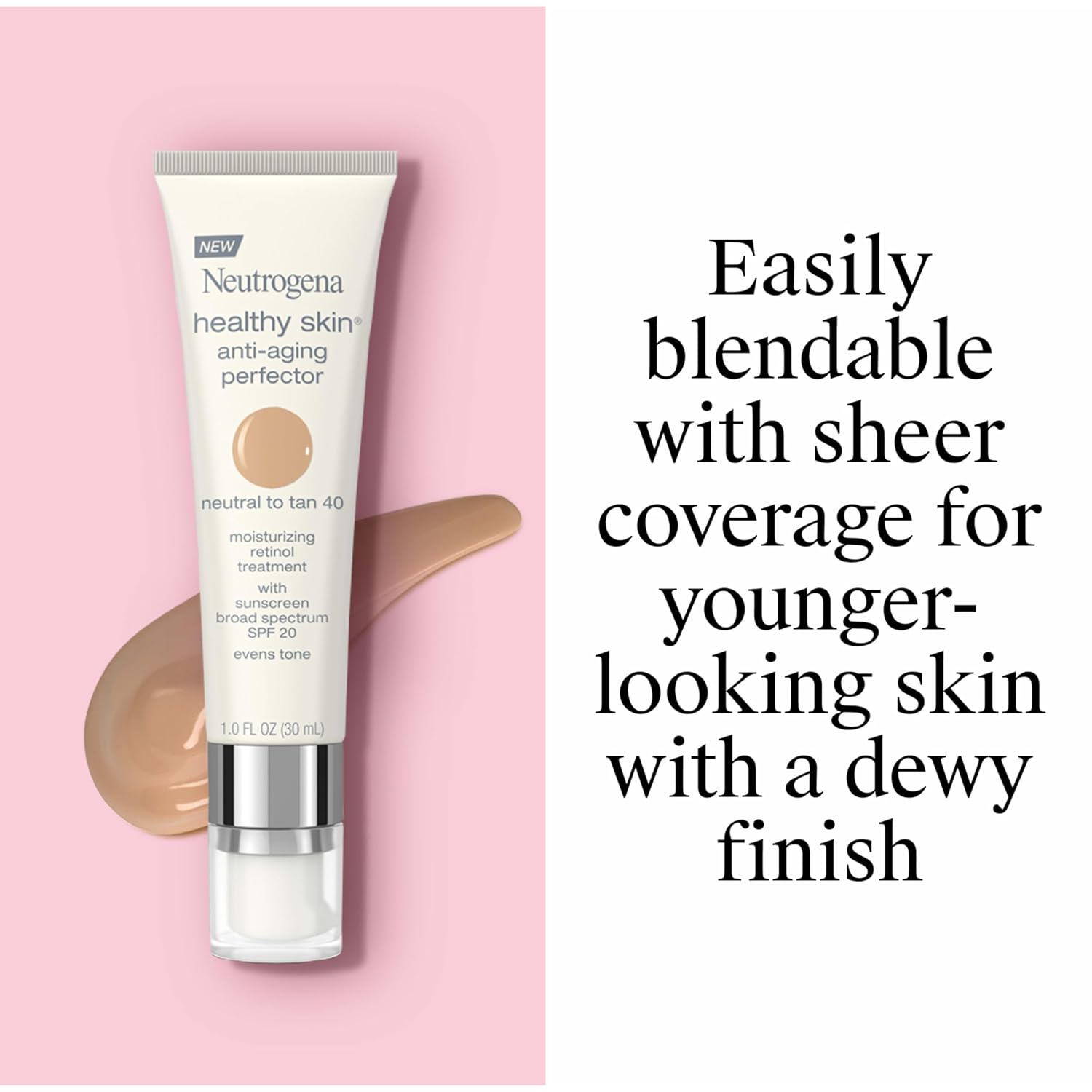 broad spectrum spf 20 sunscreen with titanium dioxide for uva/uvb protection